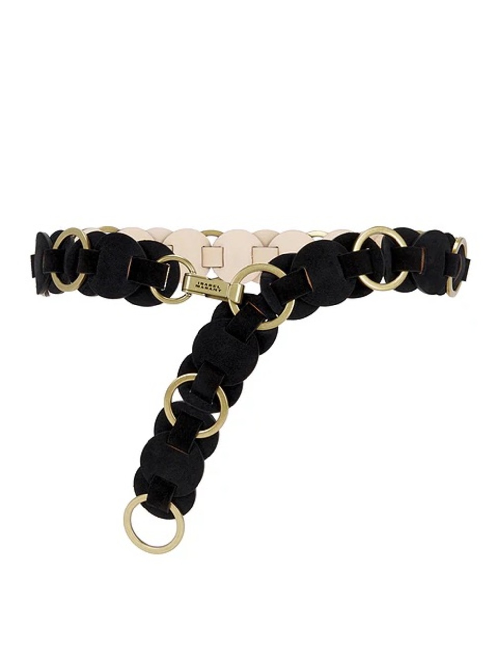 Isabel Marant Lota Disc Belt in Black Suede NWOT